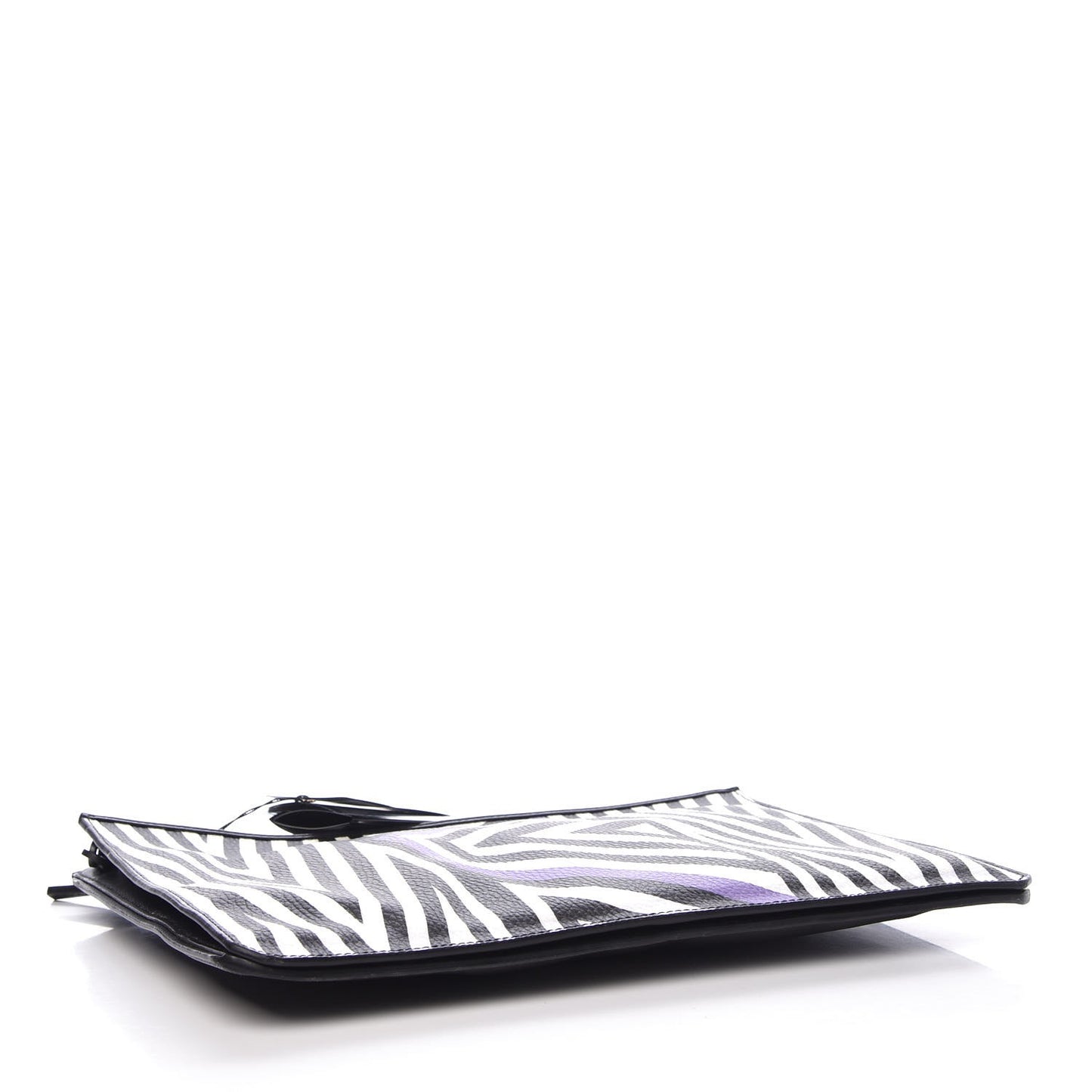 Calfskin Tobias Rehberger Print Pouch Purple
