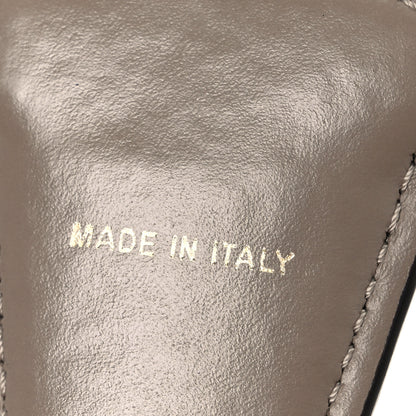 Fendi Jacquard Ribbon Vitello King FF Bi-Color Intreccio Adjustable Strap You Dove White Anthracite 5 of 5