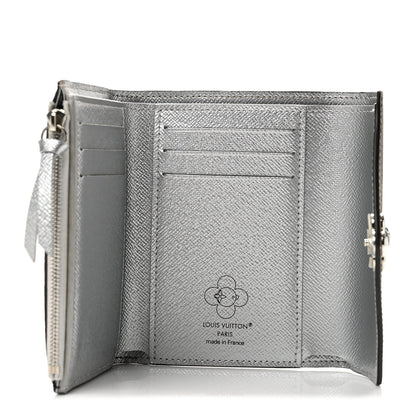 Louis Vuitton Monogram 57th Street NYC Victorine Wallet Silver 5 of 9