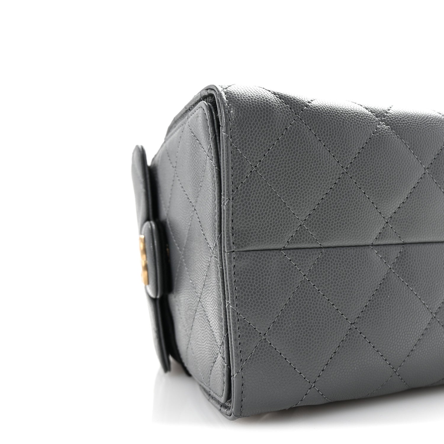 Chanel Caviar Quilted Small Chanel 25 Handbag Dark Grey 8 of 10