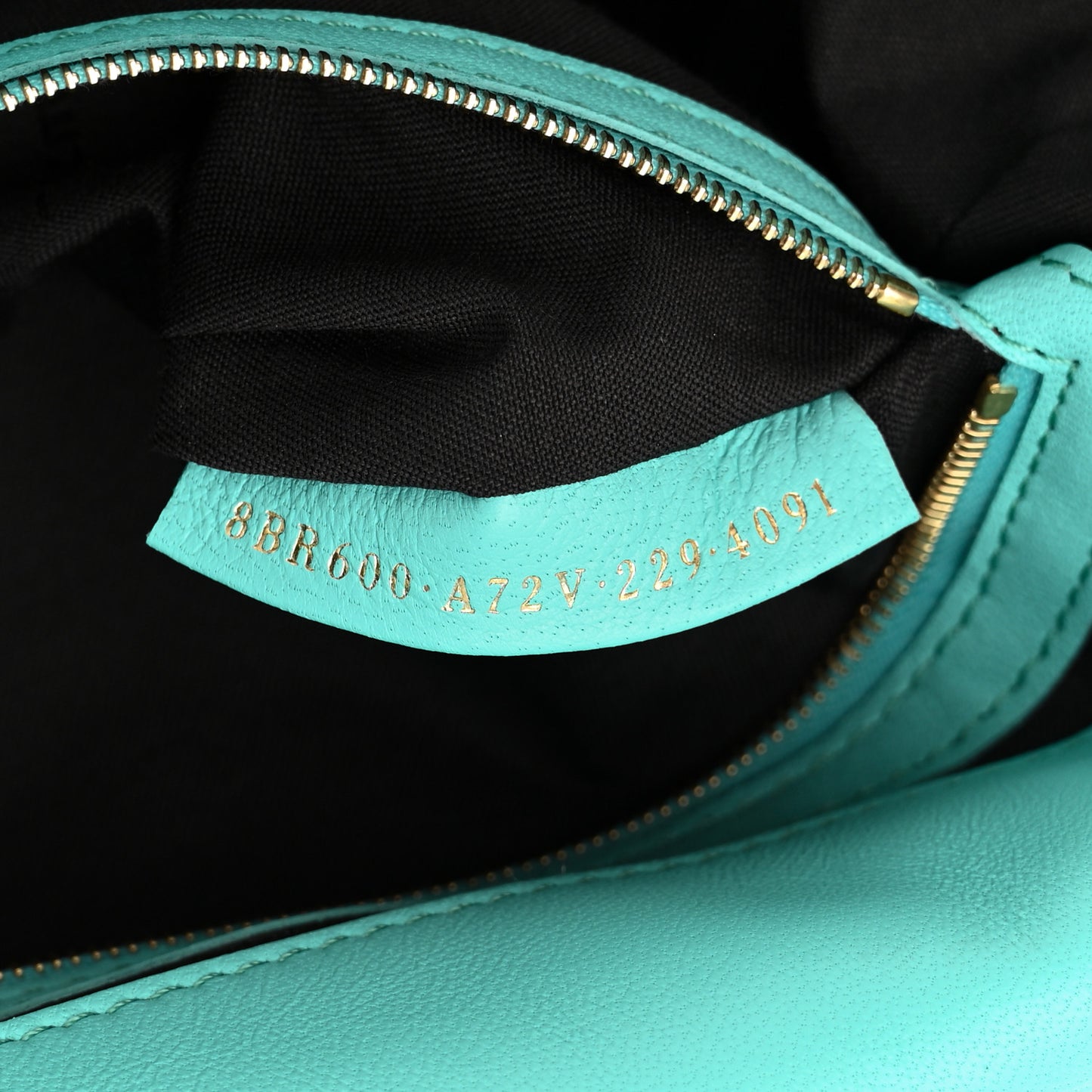 Nappa FF 1974 Embossed Baguette Tiffany