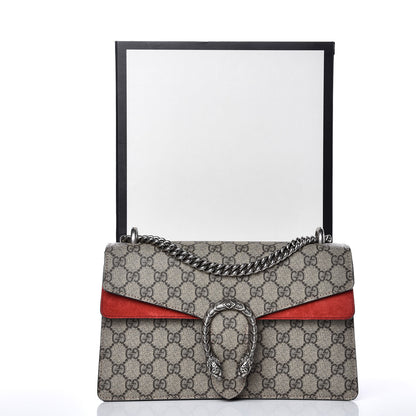 Gucci GG Supreme Monogram Small Dionysus Shoulder Bag Red 11 of 11