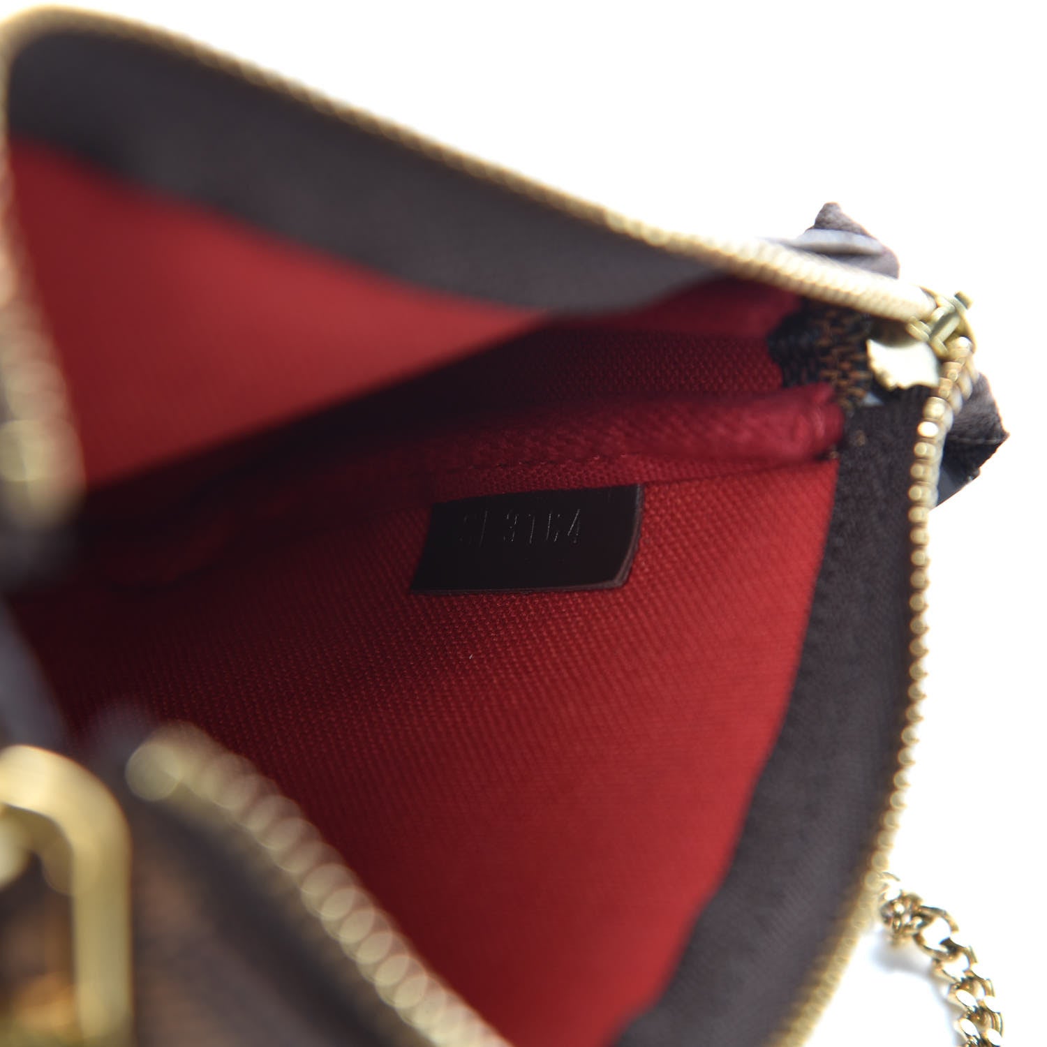 Louis Vuitton Damier Ebene Mini Pochette Accessories 7 of 9