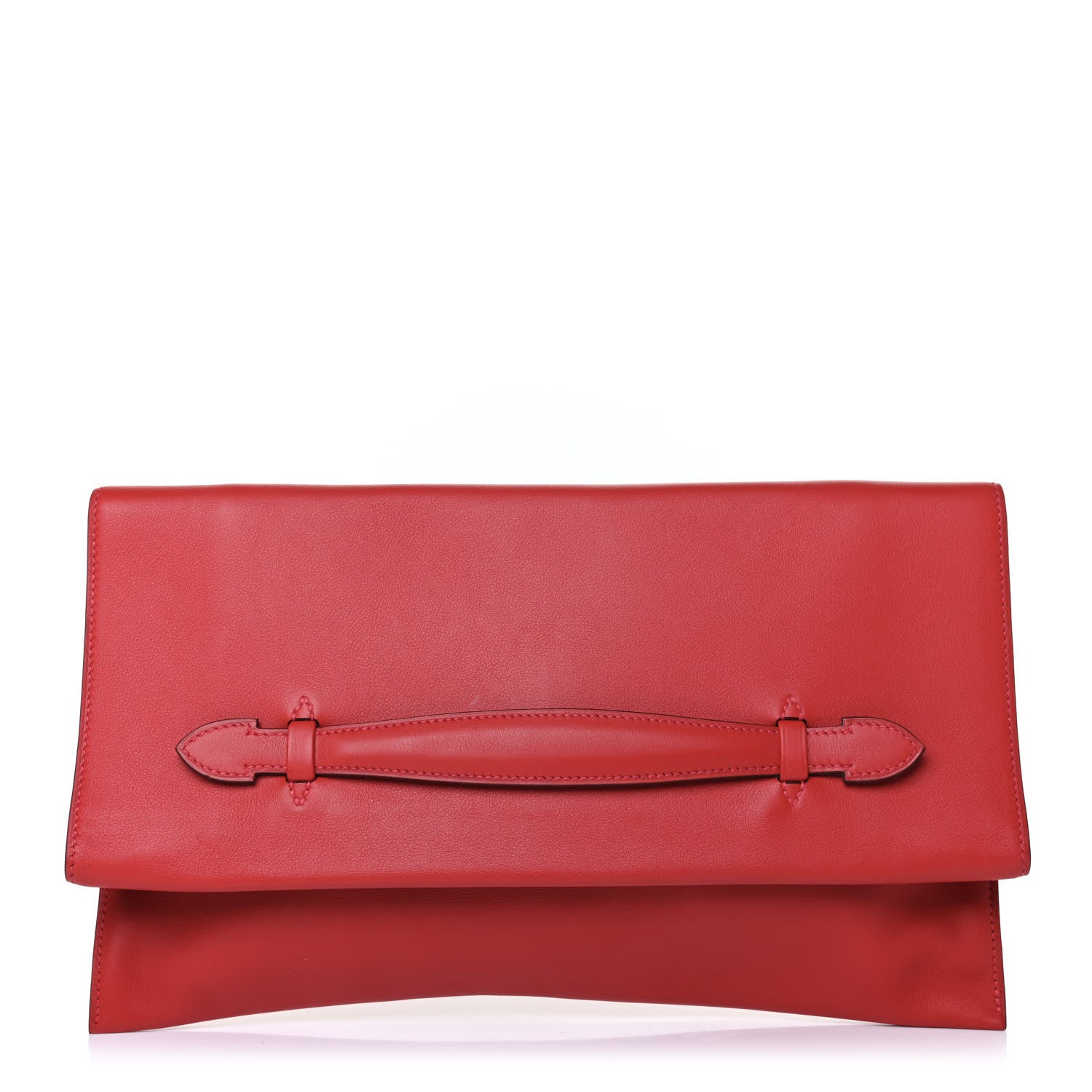 Hermes Swift Pliplat Clutch Rouge Casaque 1 of 4