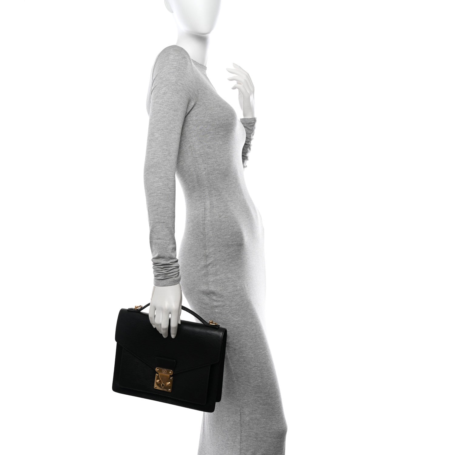 Louis Vuitton Epi Monceau Black 2 of 17