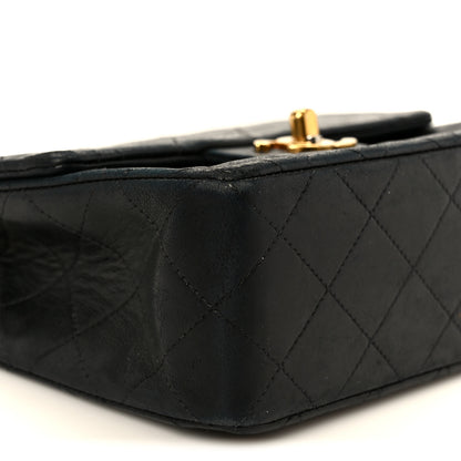 Chanel Lambskin Quilted Mini Square Flap Bag Black 11 of 12