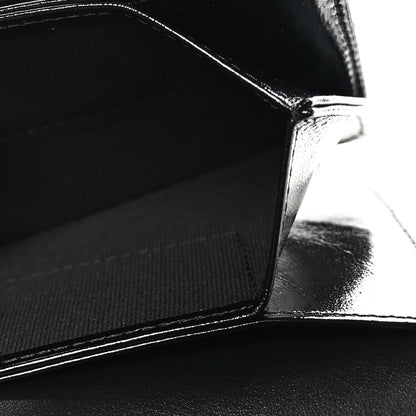 Chanel Shiny Lambskin Quilted Small Clutch With Chain Black 5 of 12