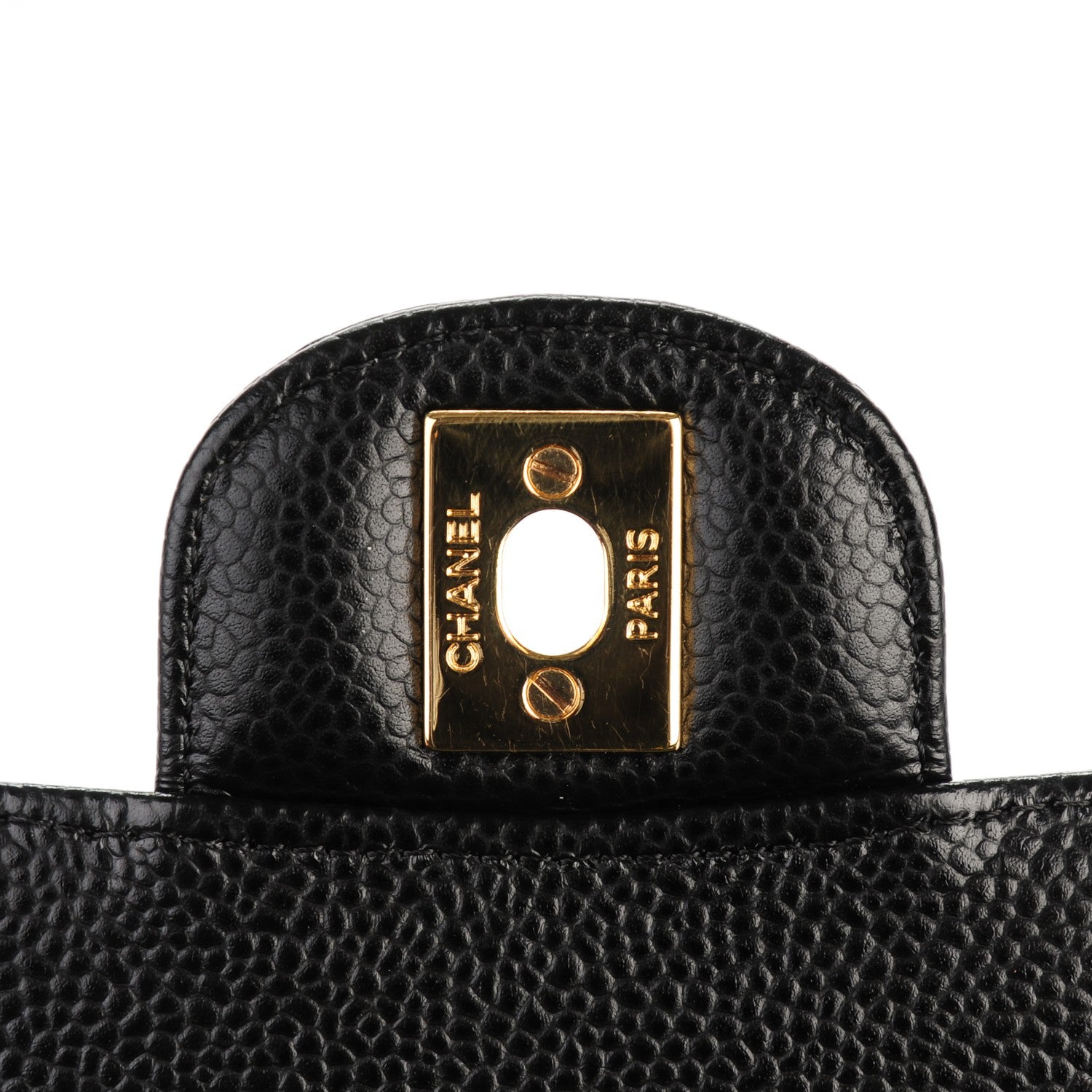 Chanel Caviar Quilted Medium Double Flap Black 6 of 8