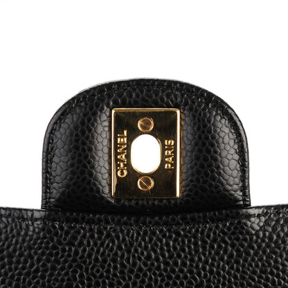 Chanel Caviar Quilted Medium Double Flap Black 6 of 8