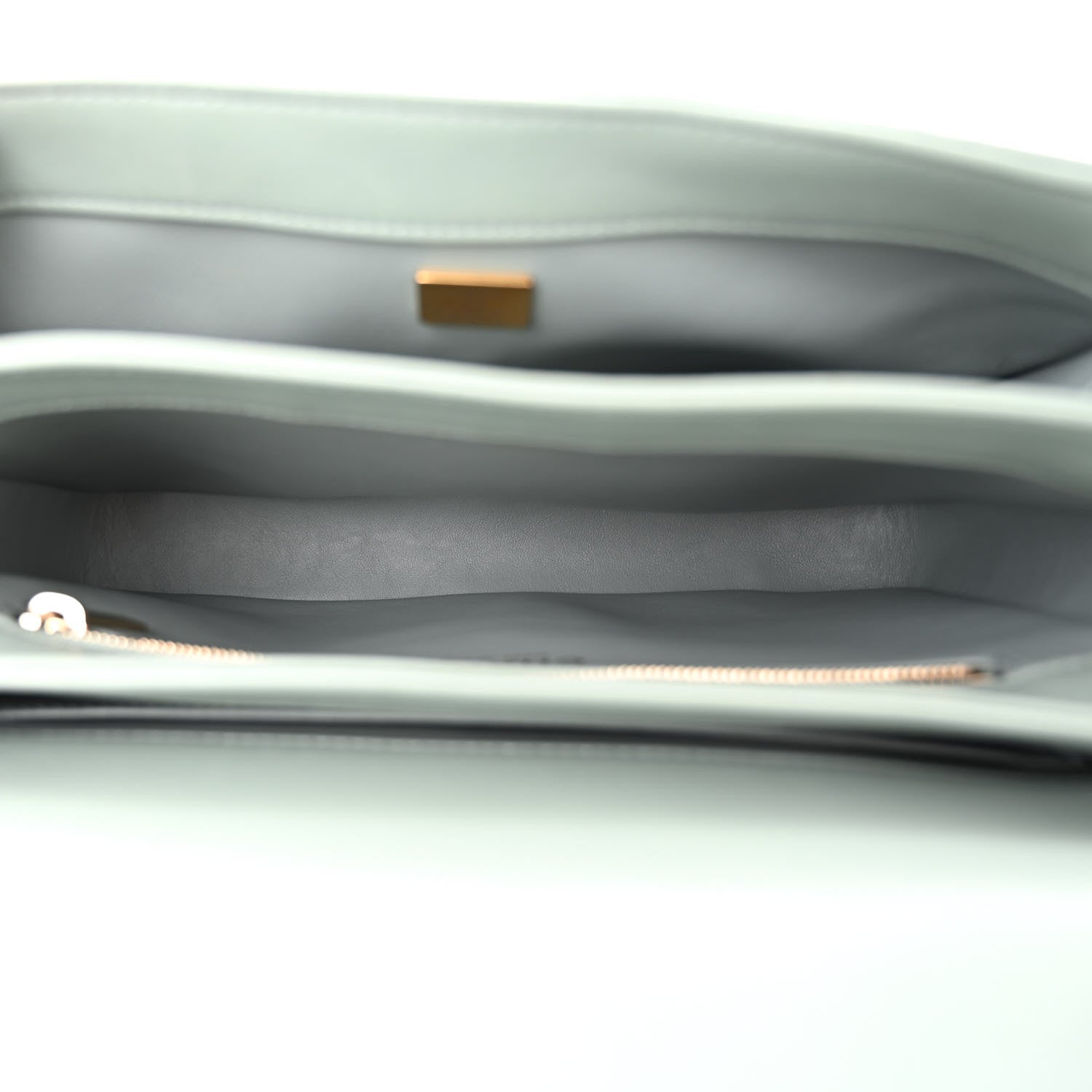 Chanel Lambskin Quilted Small Trendy CC Flap Dual Handle Bag Light Grey 5 of 10