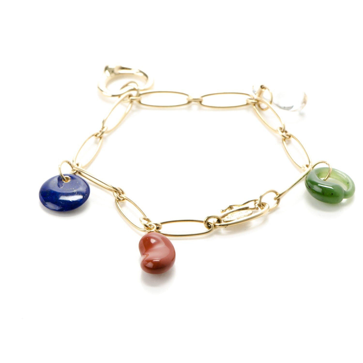 Tiffany 18K Yellow Gold Oval Link Bracelet 3 of 6