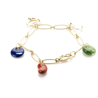 Tiffany 18K Yellow Gold Oval Link Bracelet 3 of 6