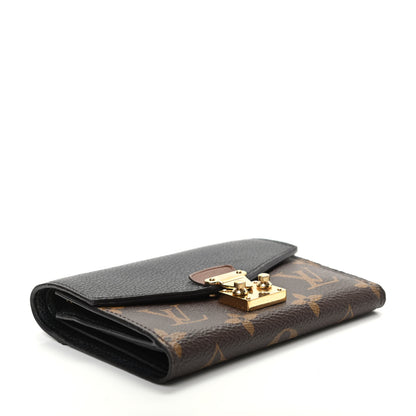 Louis Vuitton Monogram Pallas Compact Wallet NM Black 4 of 6