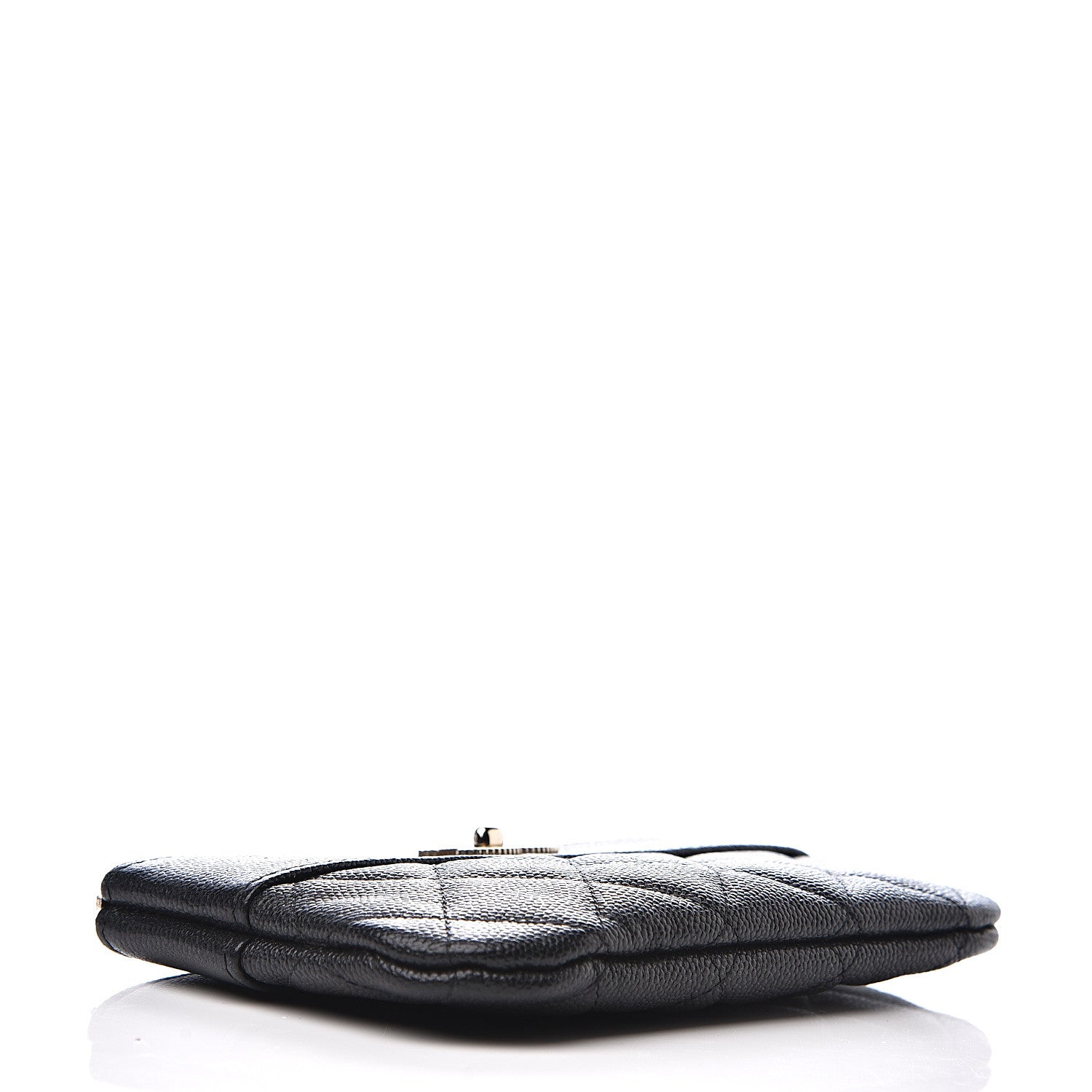Chanel Caviar Quilted Small Vintage Mademoiselle Cosmetic Case Black 3 of 7