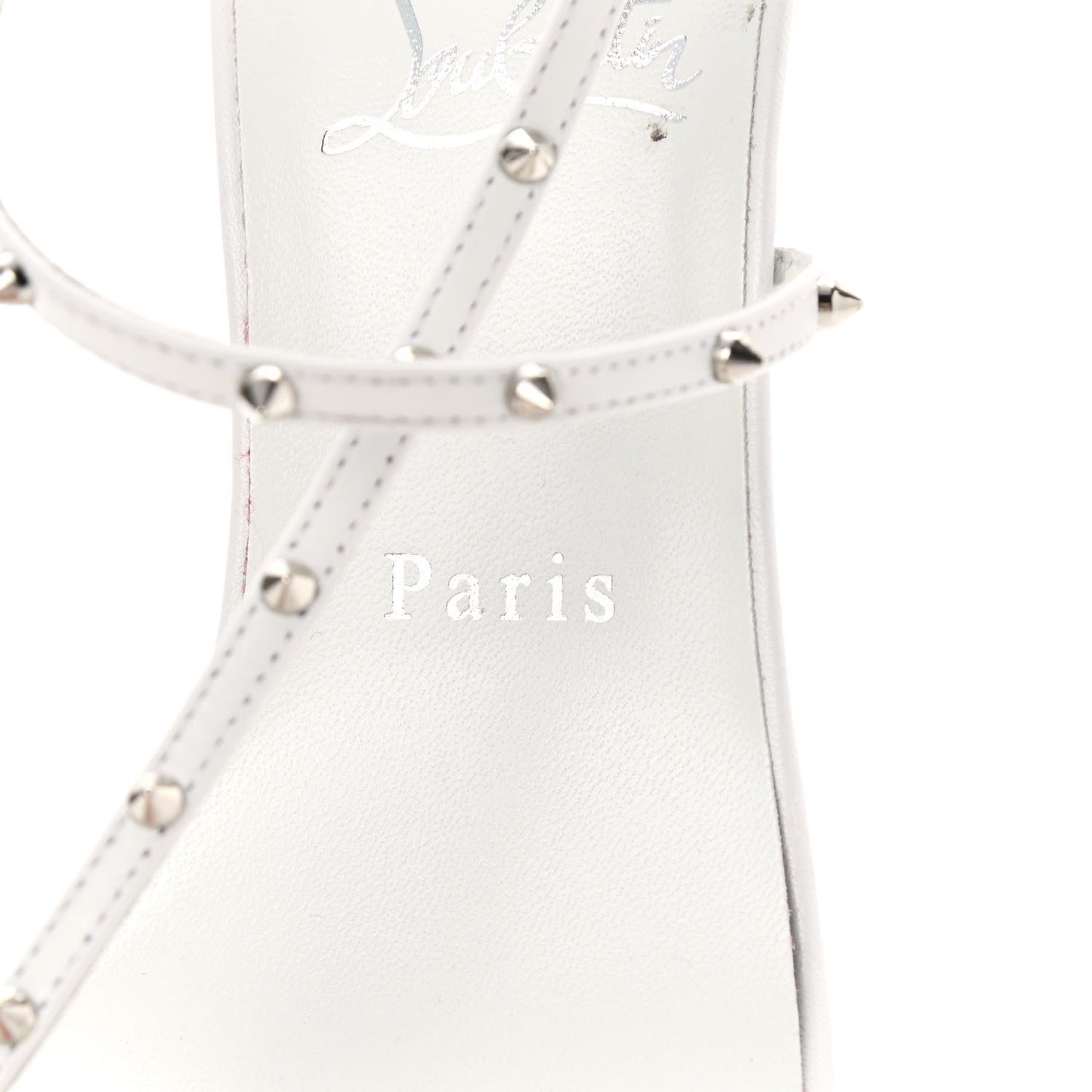 Riojana 100 Spiked Sandals 39.5 White