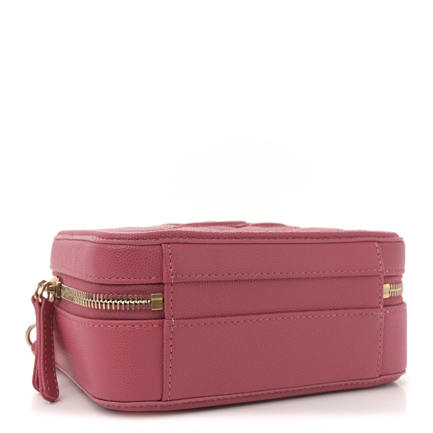 Chanel Caviar Quilted Small CC Filigree Vanity Case Rose 4 of 11