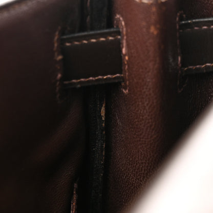 Hermes Box Kelly Retourne 28 Chocolate 16 of 21