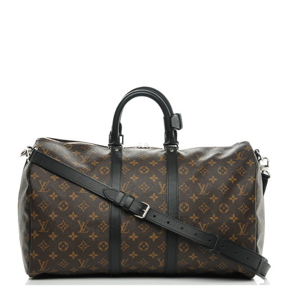 Louis Vuitton Monogram Macassar Keepall Bandouliere 45 1 of 7