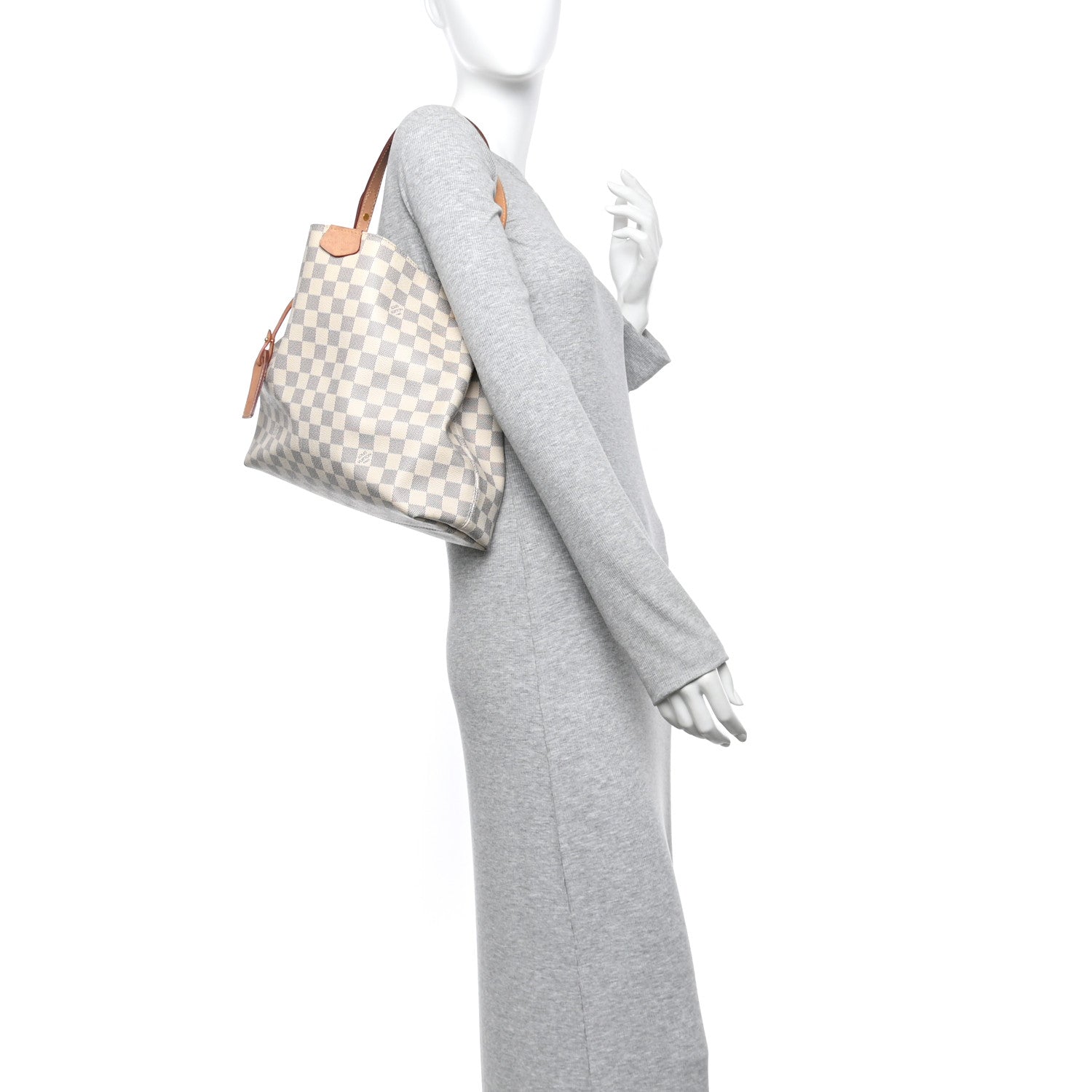Louis Vuitton Damier Azur Graceful PM Rose Ballerine 2 of 14