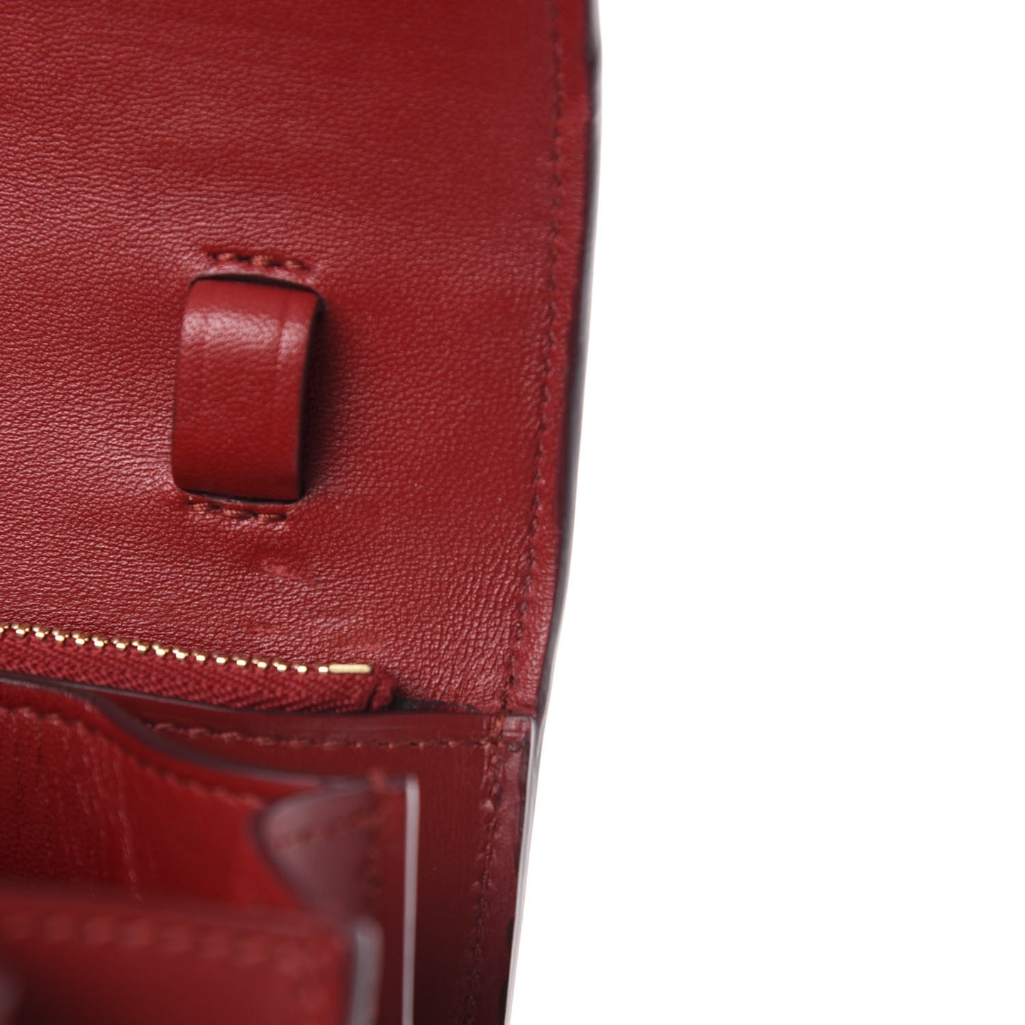 Box Calfskin Medium Classic Box Flap Bag Red
