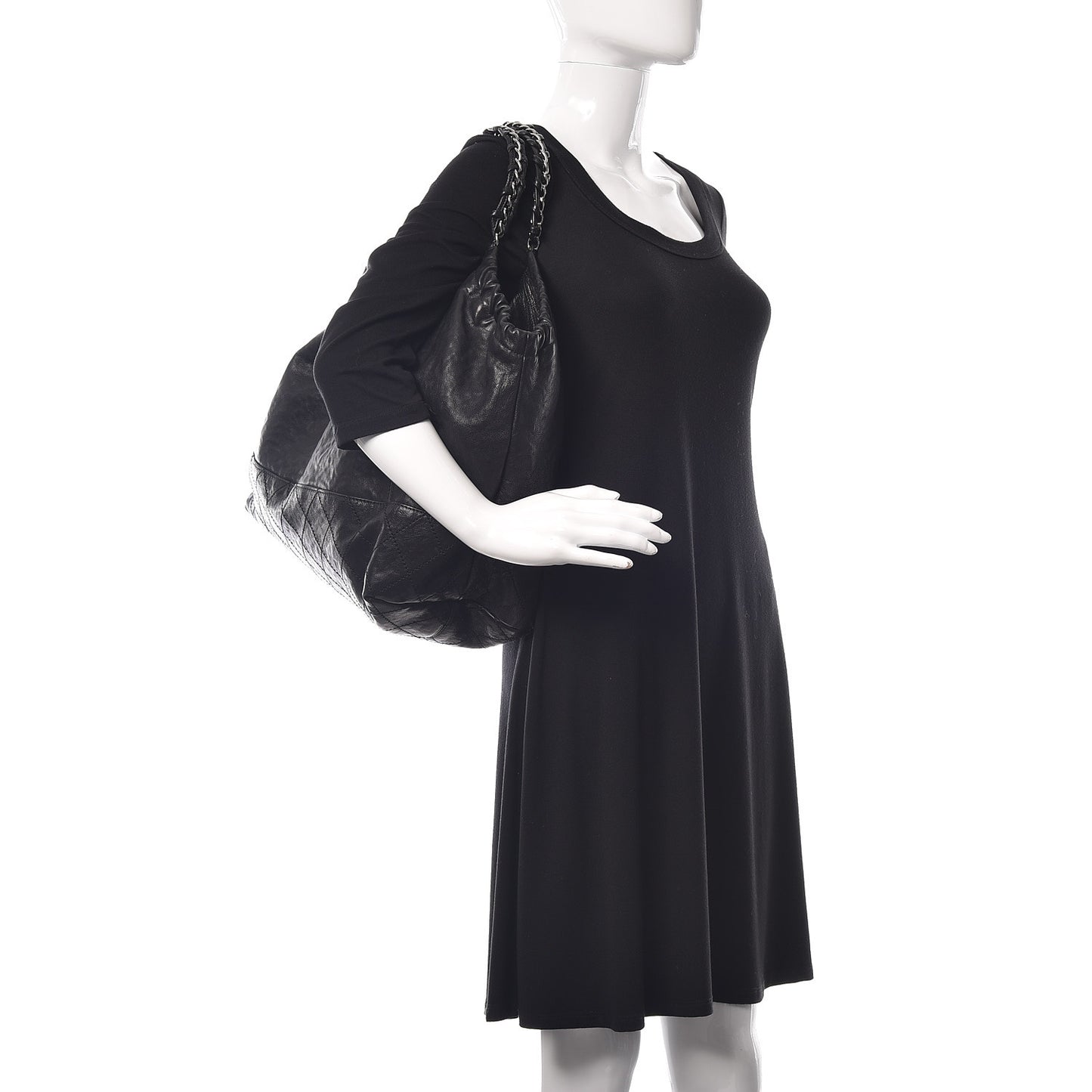 Calfskin XL Coco Cabas Black