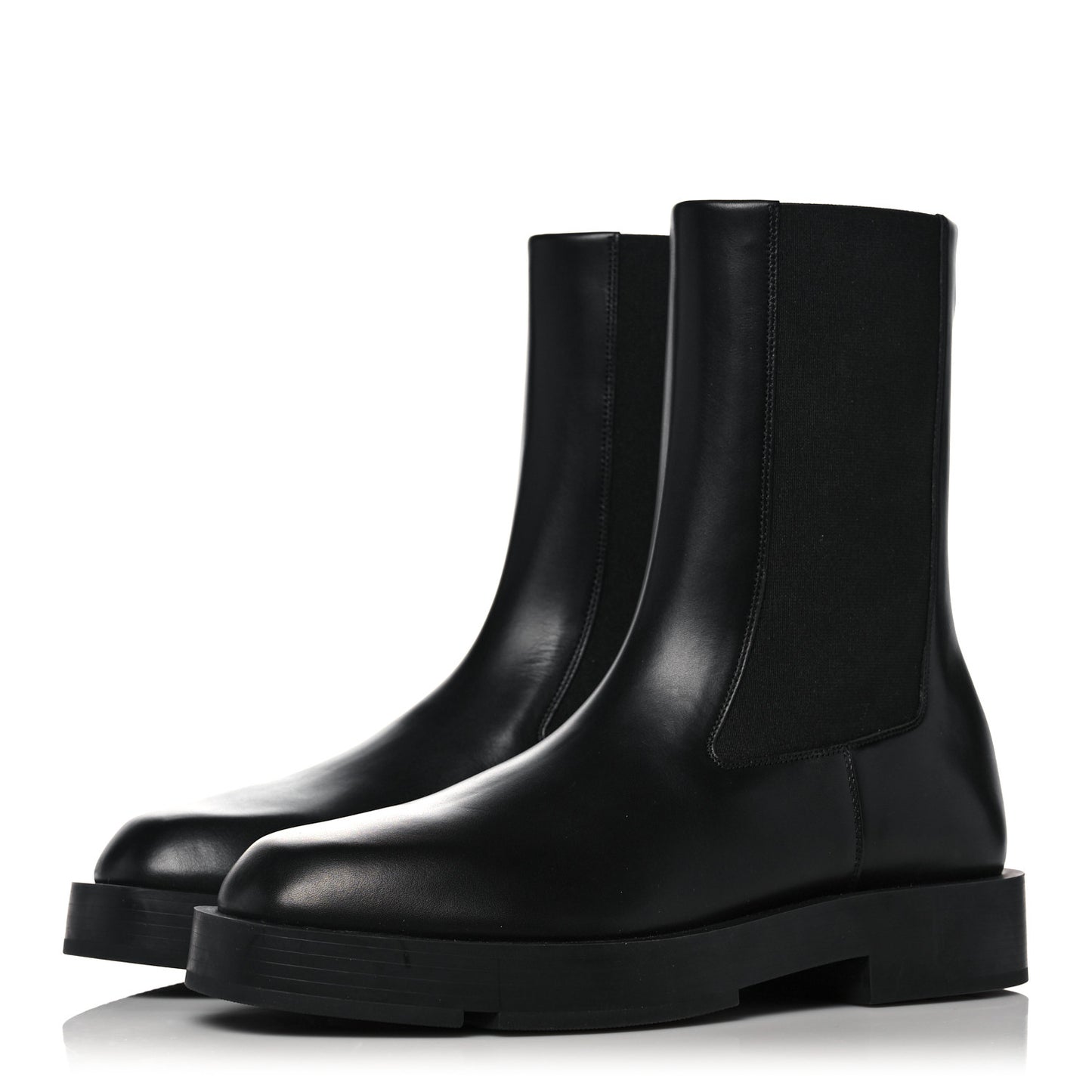 Square Chelsea Boots 40 Black
