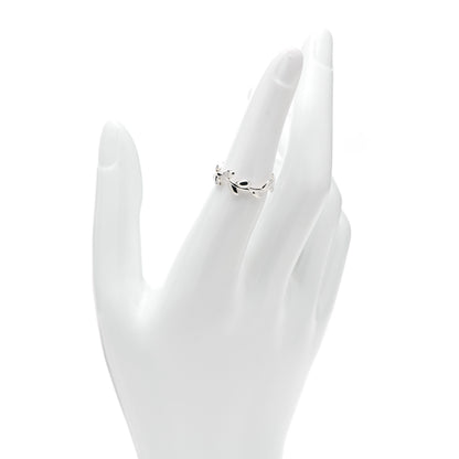 Tiffany Sterling Silver Paloma Picasso Narrow Olive Leaf Band Ring 52 6 2 of 5