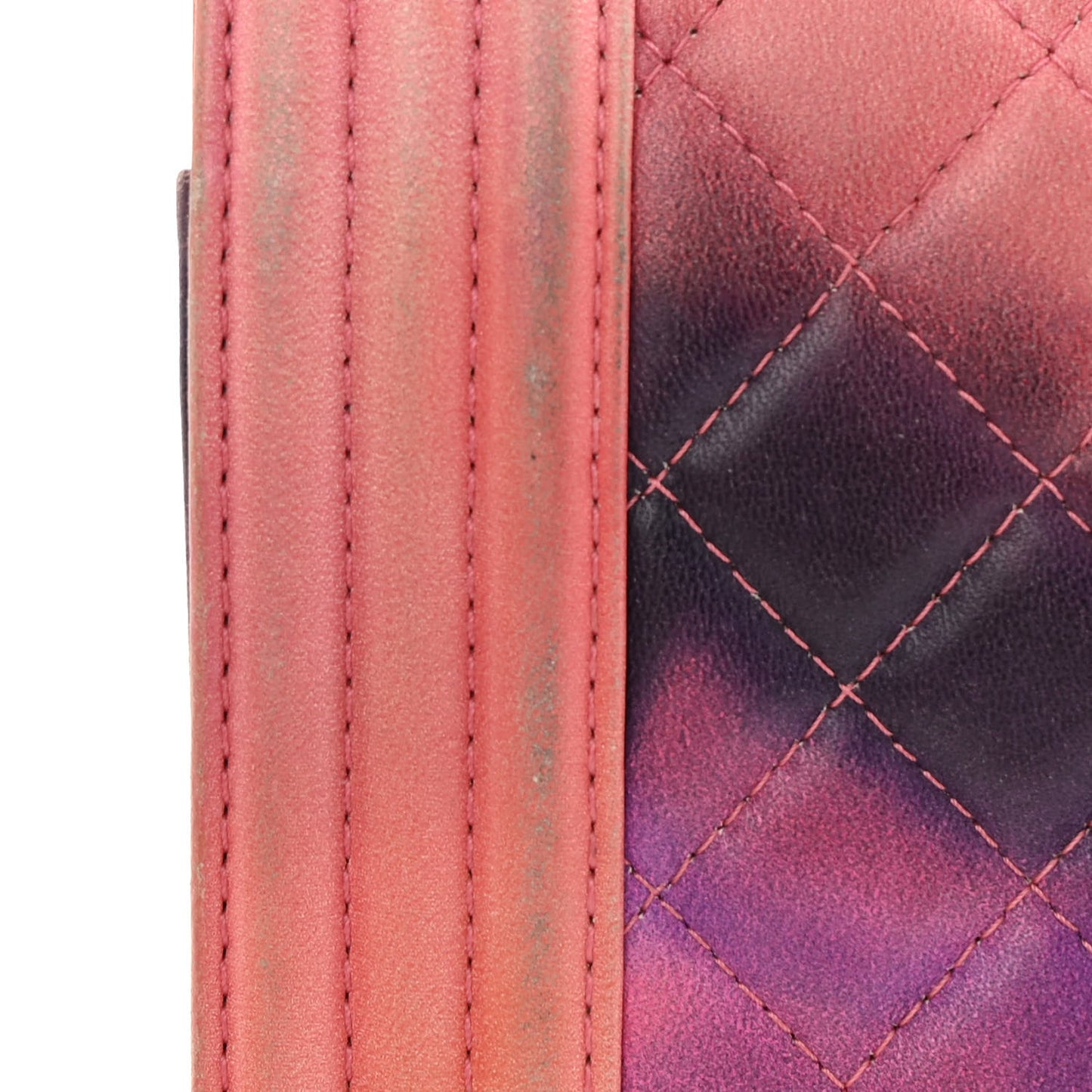 Printed Lambskin Quilted Medium Flower Power Boy Flap