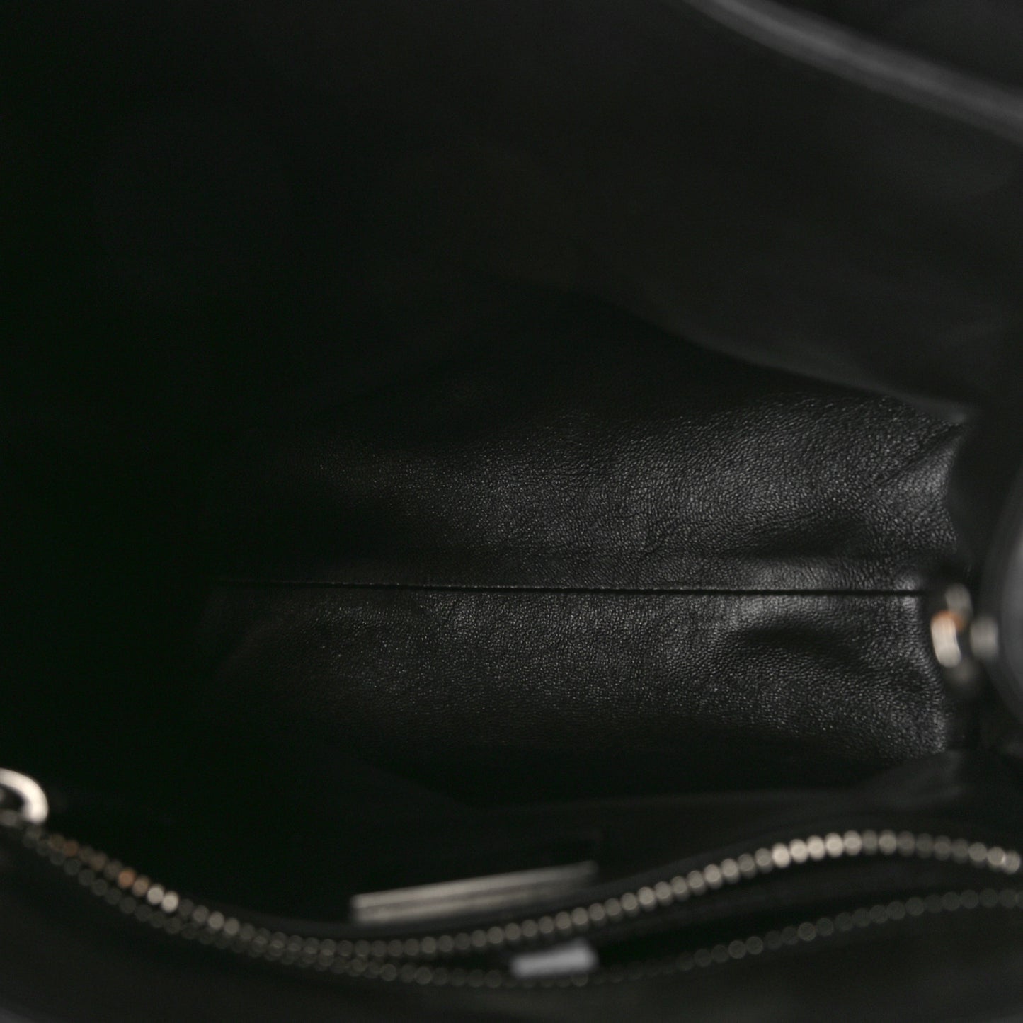 Nappa Antique Rosette Flower Mini Tote Bag Black