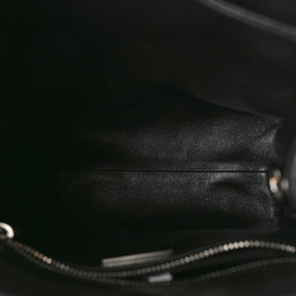 Prada Nappa Antique Rosette Flower Mini Tote Bag Black 5 of 8