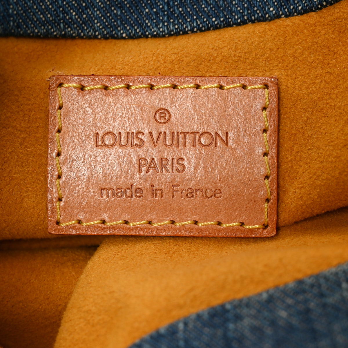 Monogram Denim Pleaty Blue