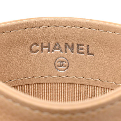Chanel Caviar Quilted Card Holder Beige 6 of 9
