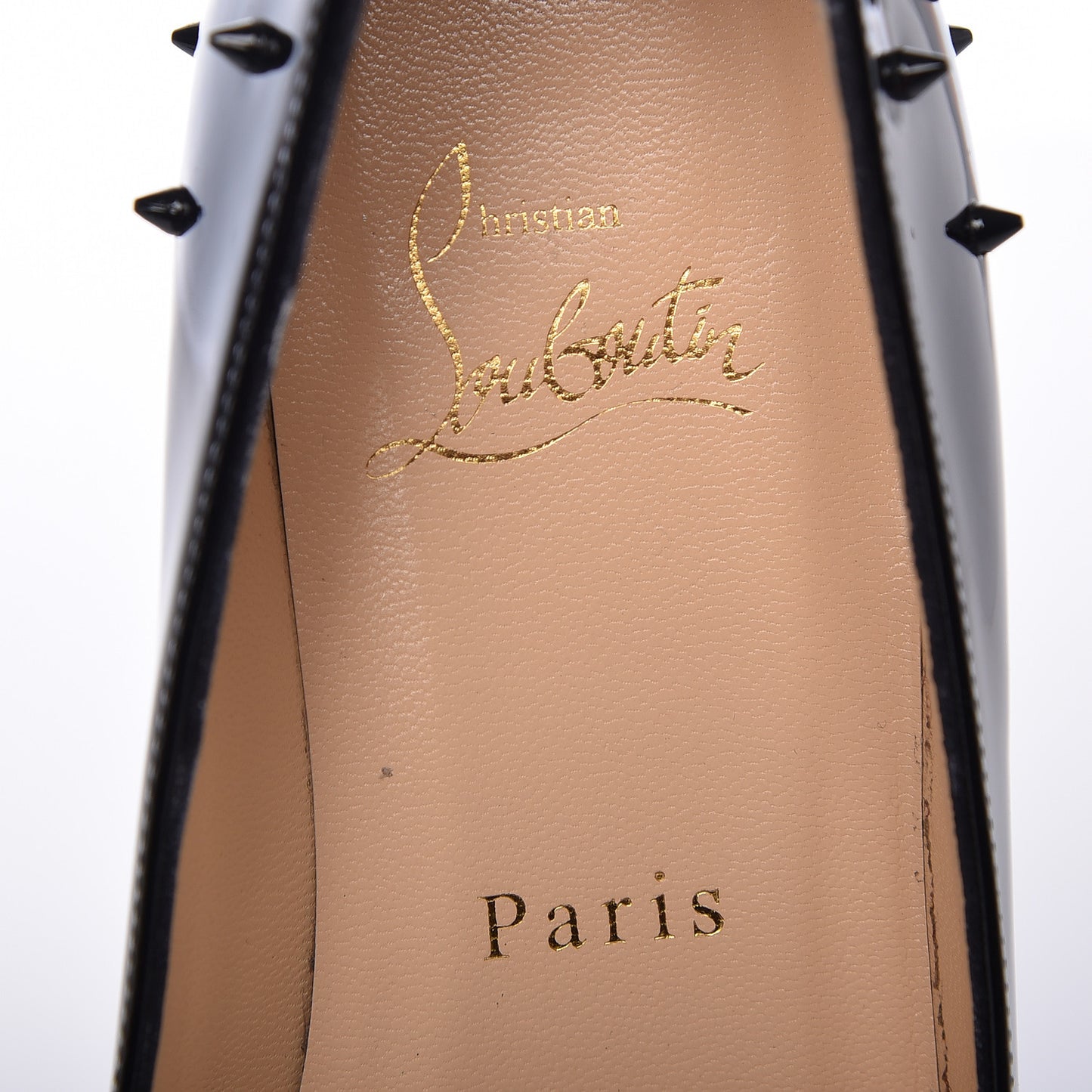 Patent Goldoflat Spikes Flats 35.5 Black