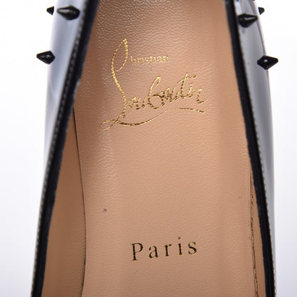 Christian Louboutin Patent Goldoflat Spikes Flats 35.5 Black 7 of 12