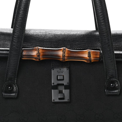 Gucci Monogram Bamboo Bullet Bag Black 9 of 9