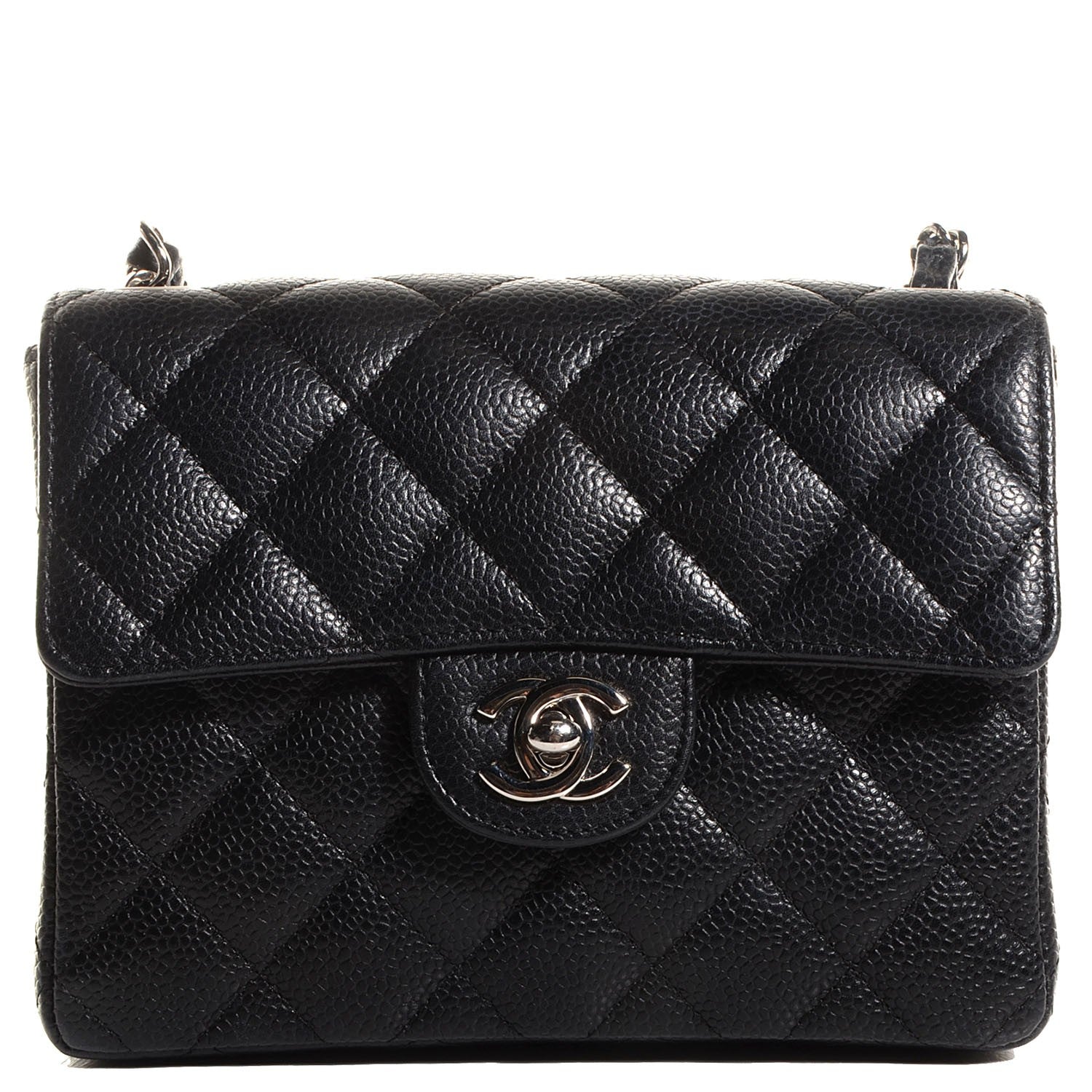 Chanel Caviar Quilted Mini Square Flap Black 1 of 10