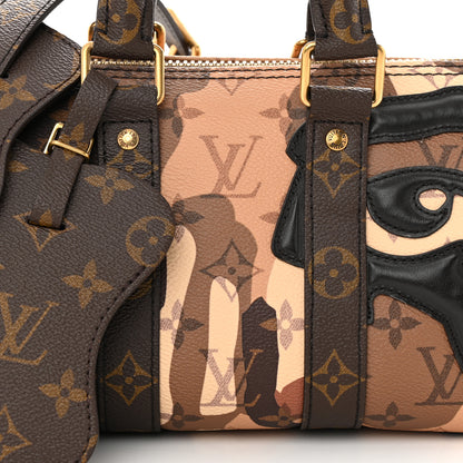 Louis Vuitton Monogram Portrait Keepall Bandouliere 25 Brown 7 of 9