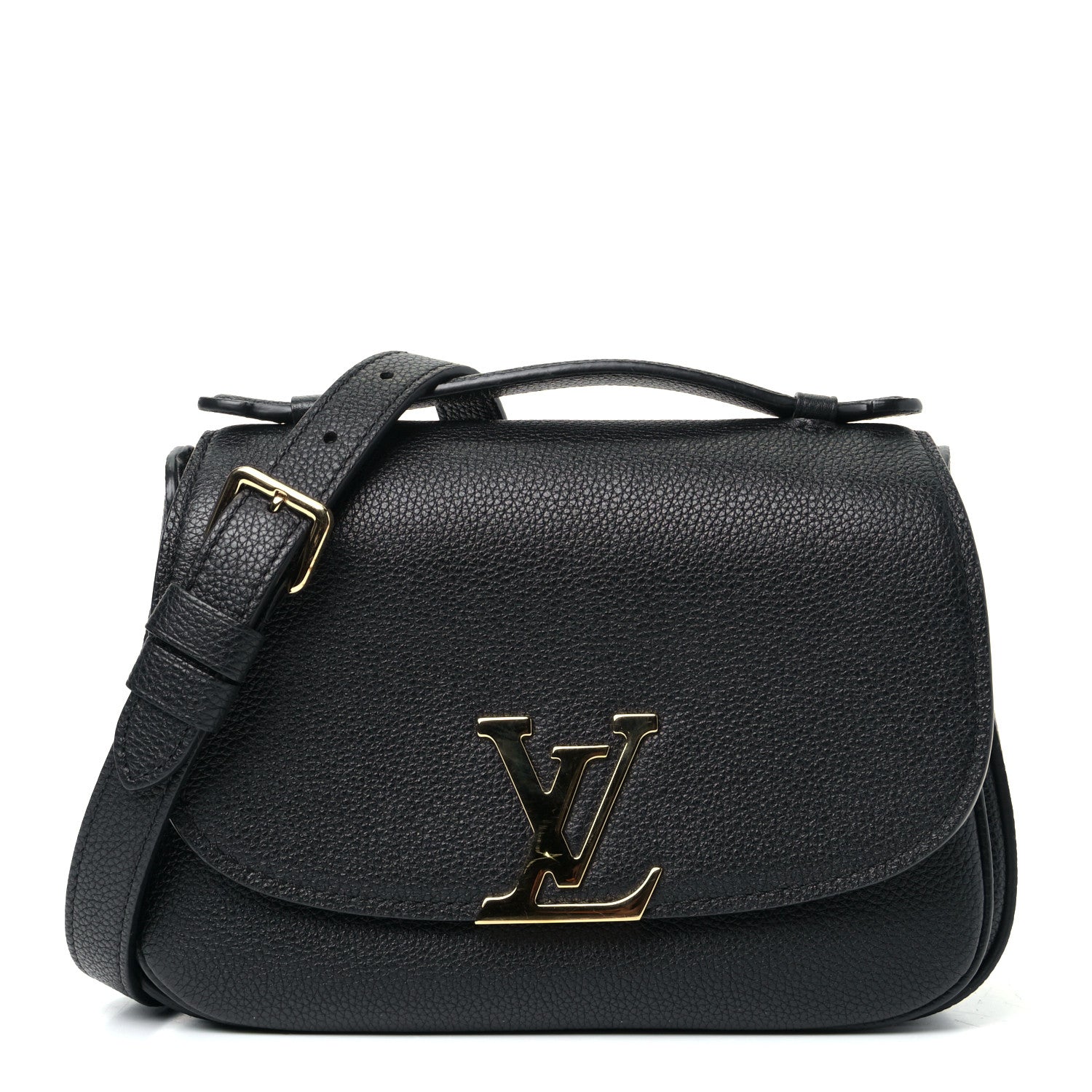 Louis Vuitton Grained Calfskin Vivienne NM Black 1 of 5