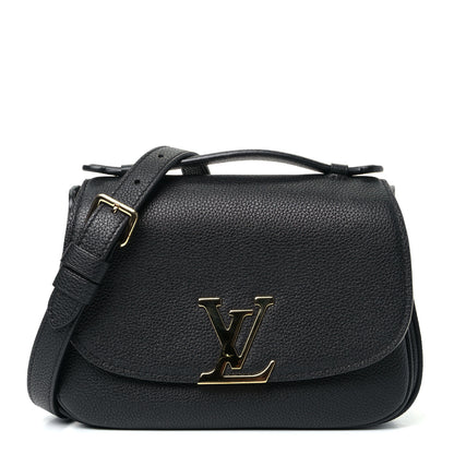 Louis Vuitton Grained Calfskin Vivienne NM Black 1 of 5