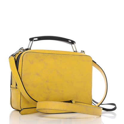 Marc Jacobs Calfskin The Box 20 Crossbody Yellow 3 of 10