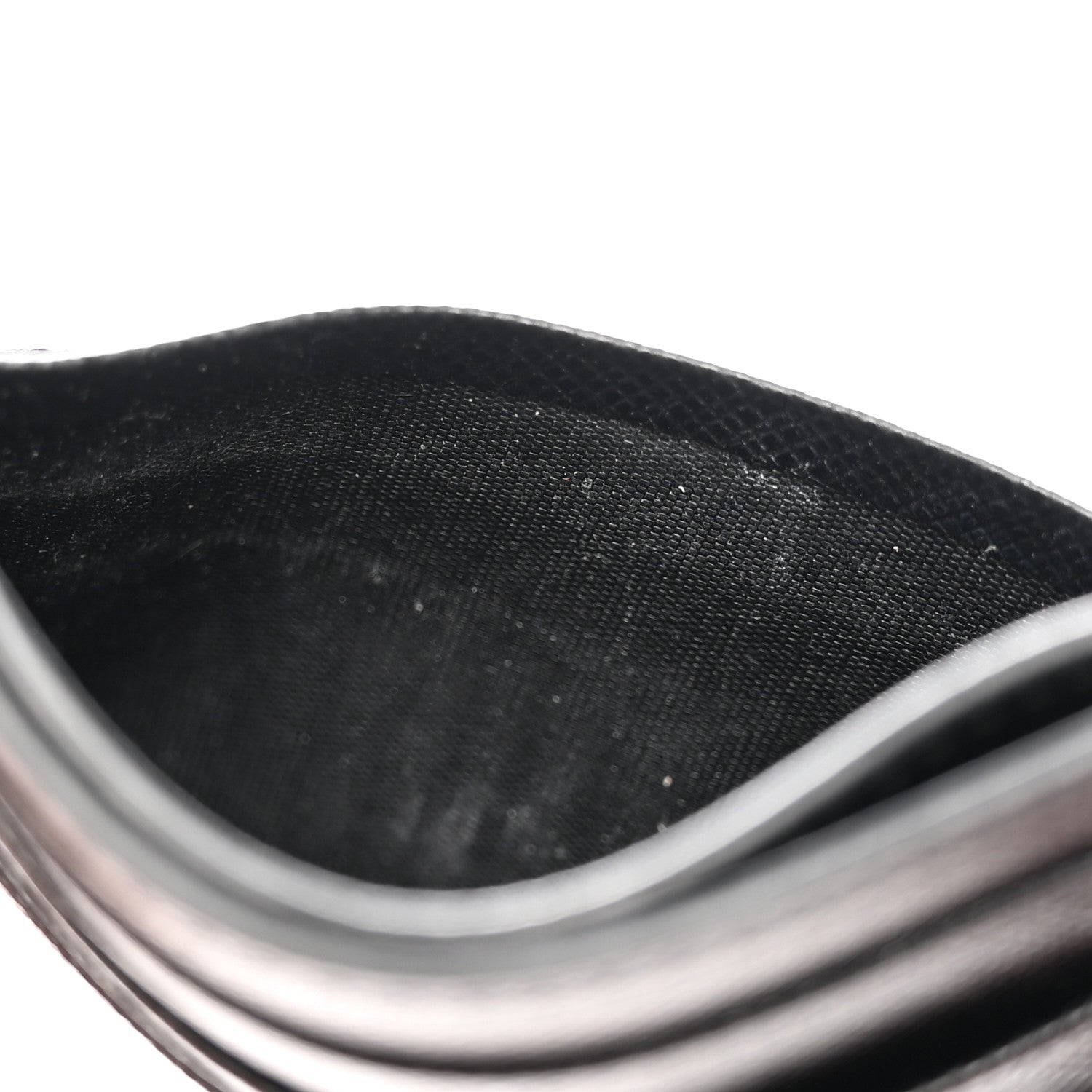 Prada Saffiano Metal Card Holder Black 9 of 11