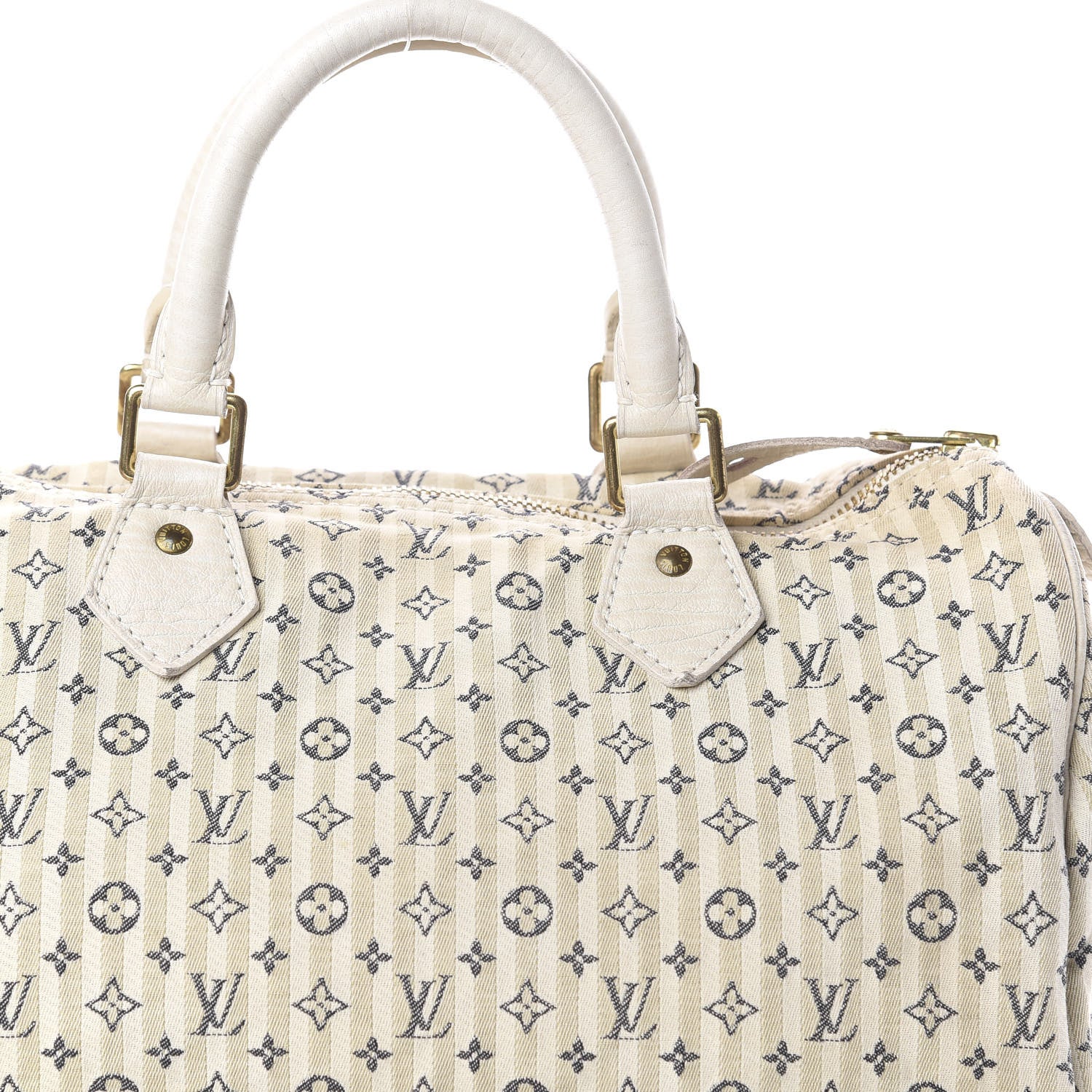 Louis Vuitton Mini Lin Croisette Speedy 30 Blue 10 of 10