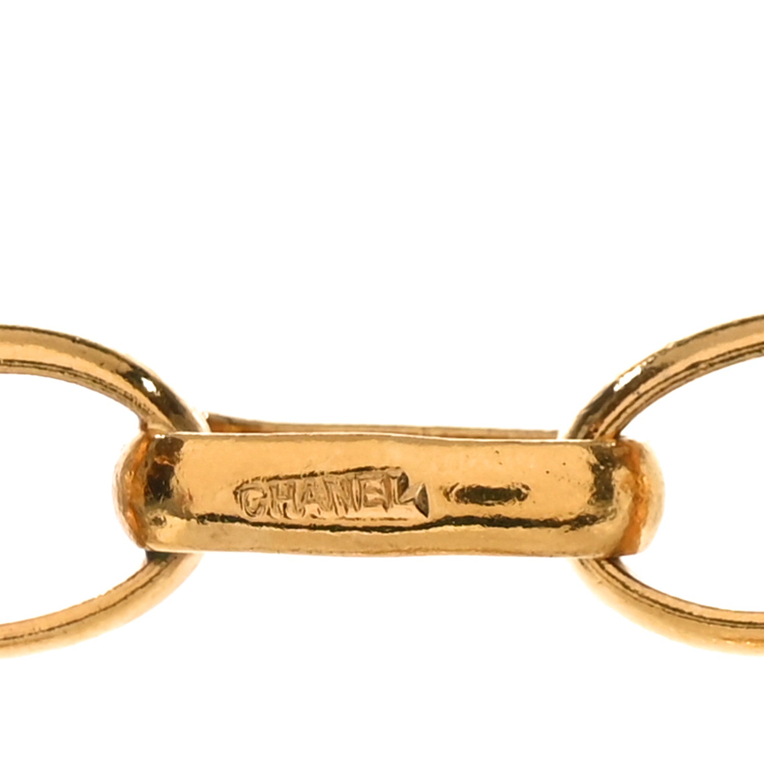 Chanel Metal Oversized Coco Chanel Medallion Necklace Gold 4 of 5