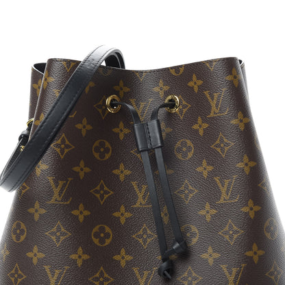Louis Vuitton Monogram Neonoe MM Black 8 of 12