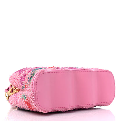 Louis Vuitton Embroidered Satin Calfskin Capushell Mini Rose 4 of 8
