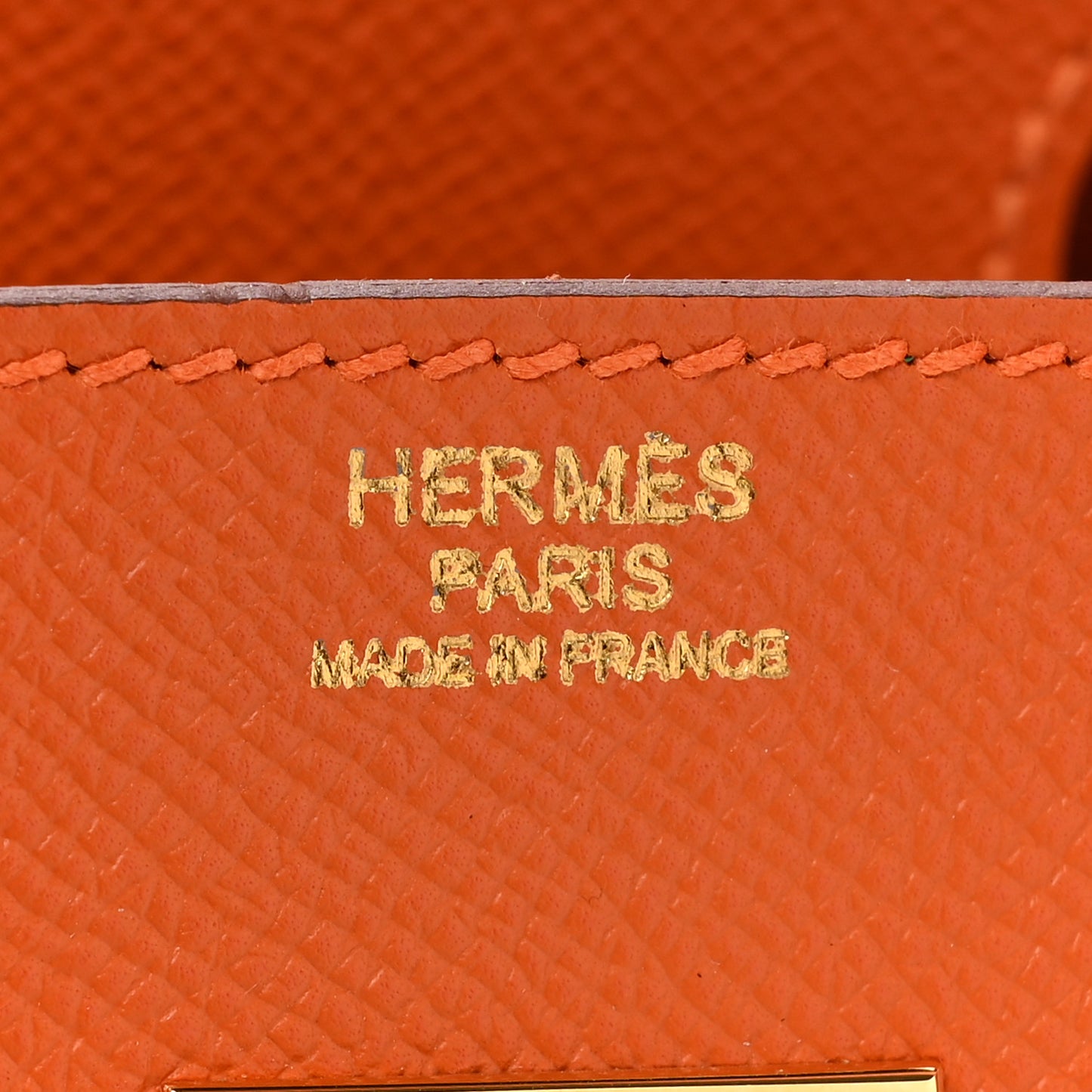 Epsom BIRKIN 30 Orange