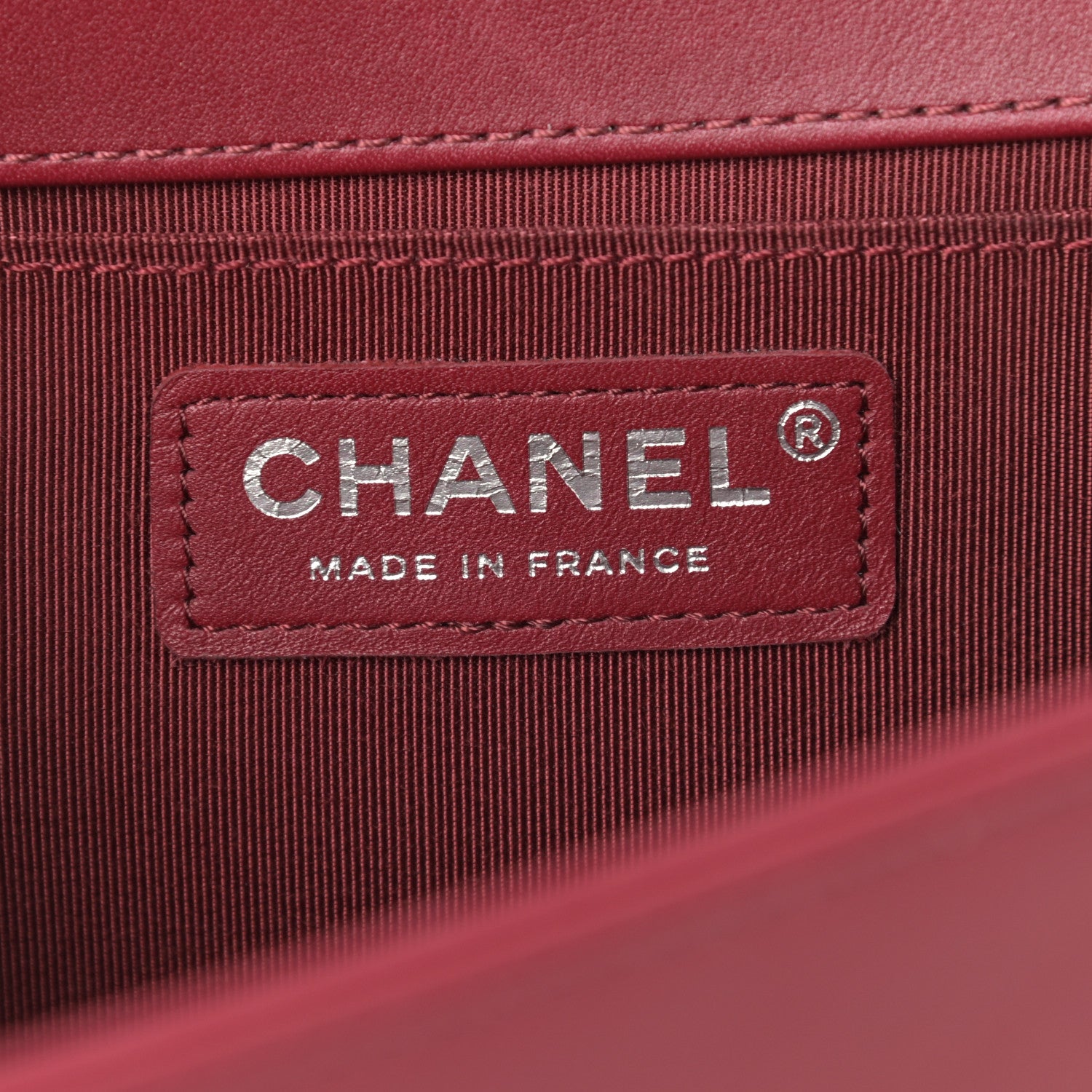 Chanel Calfskin Chevron Quilted Medium Boy Flap Red 4 of 15