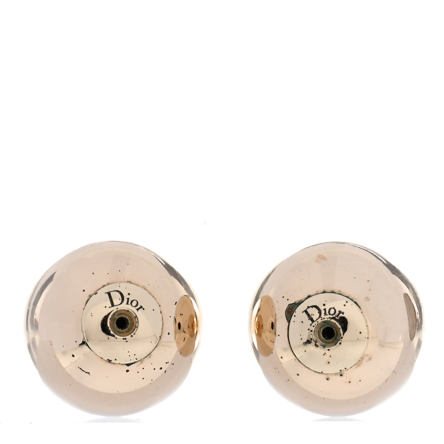 Christian Dior Mise En Dior Tribal Earrings Silver Gold 4 of 4