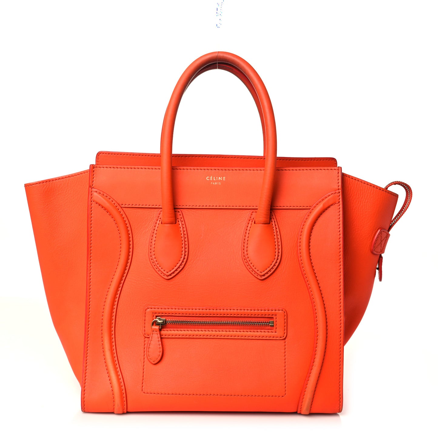 Smooth Calfskin Mini Luggage Orange