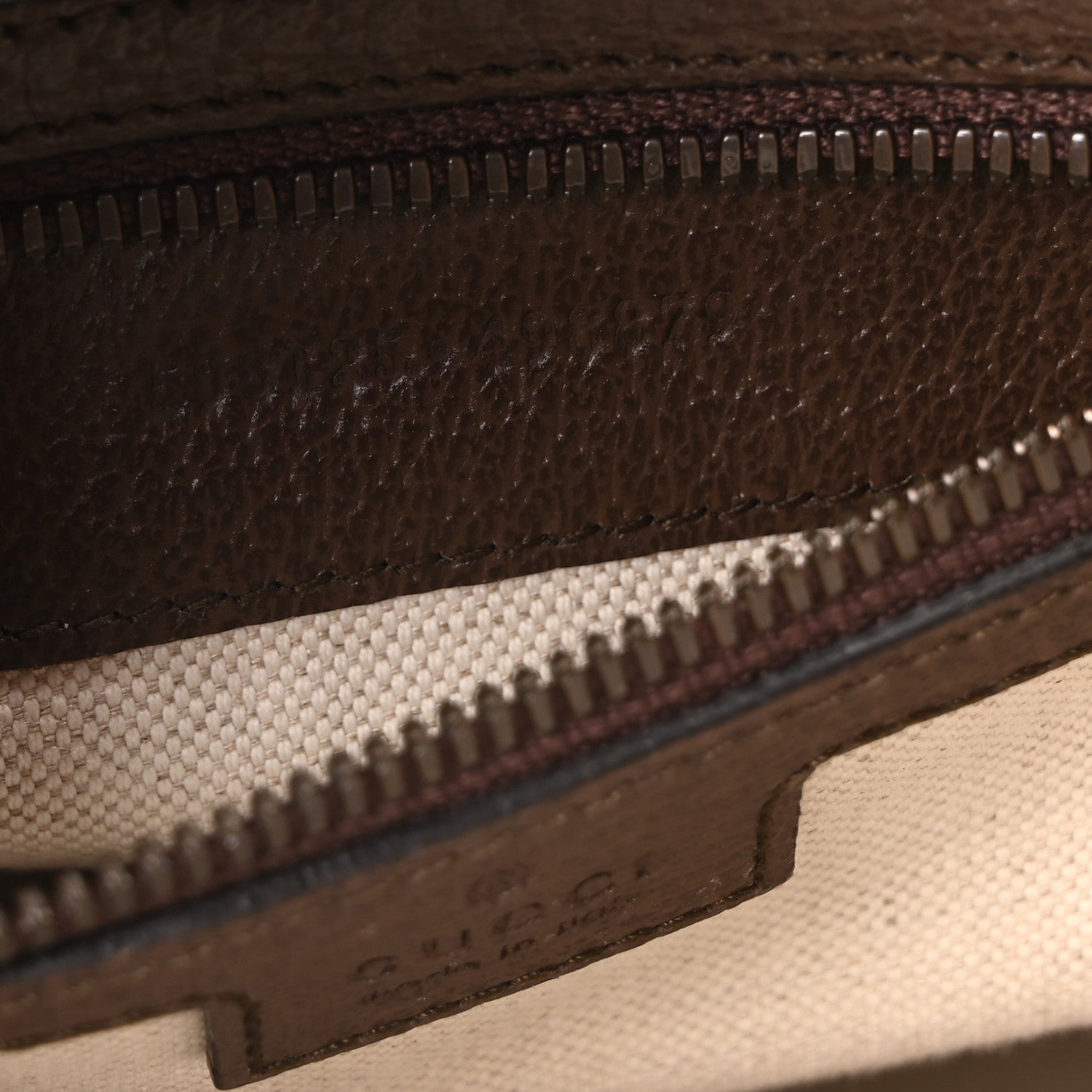 Gucci GG Supreme Monogram Web Small Ophidia Half Moon Hobo Brown 7 of 10